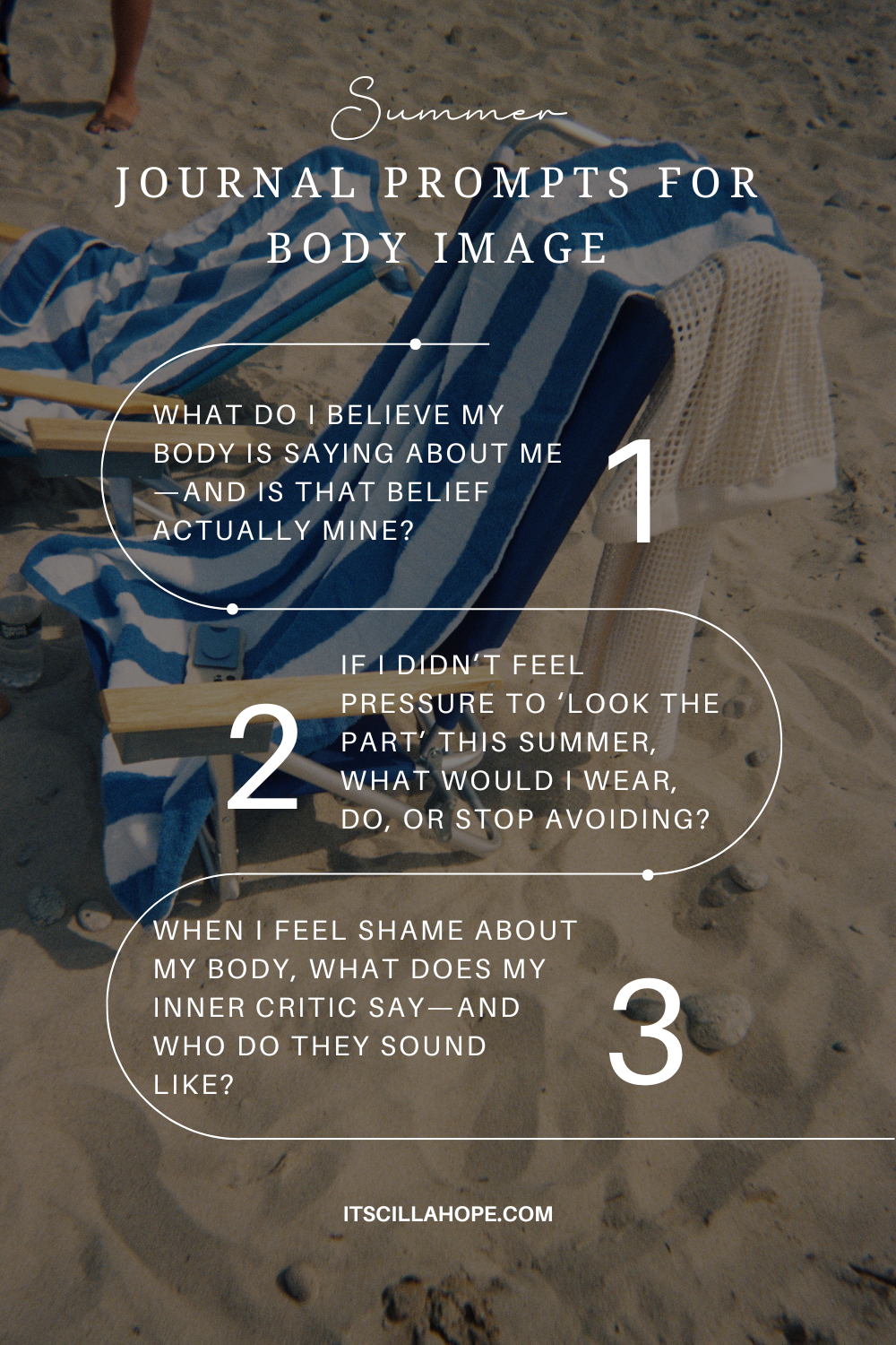 3 summer body image journal prompts by its cilla hope